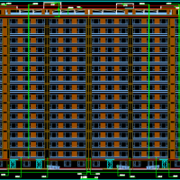 江苏南通15层高层公寓建筑施工图2020
