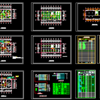 多层宿舍楼电气照明设计施工图