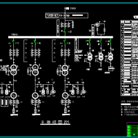 小型水电站电气主接线图