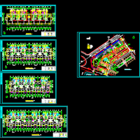 小区室内外给排水系统总平面图