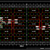 两层加工车间电气系统设计施工图