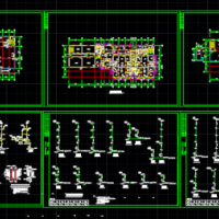 贵州多层住宅建筑给排水CAD图