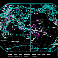 世界地图CAD版