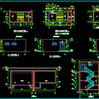河北石家庄某小学消防消防水池及泵房建结水电全套图2022