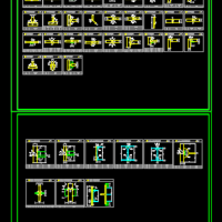 钢框架标准焊接CAD图