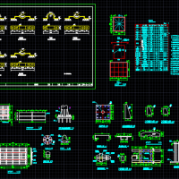 F型交通标志牌设计CAD图
