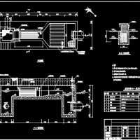 UV消毒池工艺设计CAD图