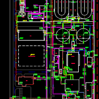 内蒙古某污水厂设计全套CAD图纸