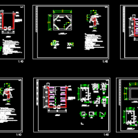 顶管工作坑及接收井结构图