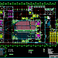 云南4层大学生活动中心施工图（建筑结构水电暖）