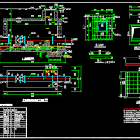 DN300管式静态混合器井设计图