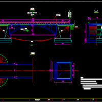 25m跨石拱桥设计施工图