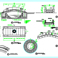 小石桥平面及剖面图