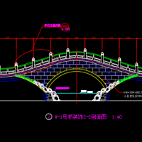 西安大唐芙蓉园小南湖1#景观CAD图