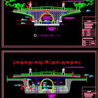 大唐芙蓉园3号桥CAD图