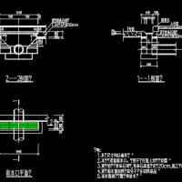 市政道路双篦雨水口提升大样CAD图