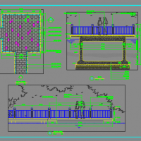 湖心观景平台CAD图