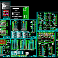 江苏九层住宅楼建筑设计施工图