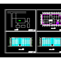 4000平米五层框架结构商场建筑结构设计图