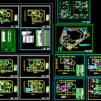 三层别墅电气设计图纸