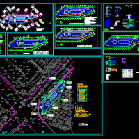 公共停车场绿化排水电气监控工程施工图