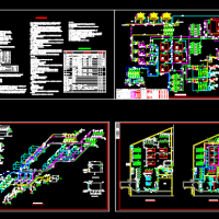 水蓄冷机房系统设计施工图