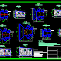 双管镇墩结构设计施工图