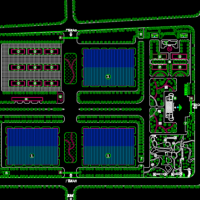 工厂生产厂区规划设计总平面图