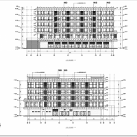 邻里中心项目铝板幕墙工程设计CAD图(2025最新)
