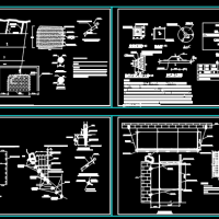 危岩危石治理工程脚手架搭设CAD图