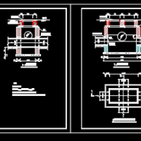 市政工程雨污水交汇井设计大样CAD图