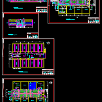 污水深度处理站快滤池初步设计CAD图