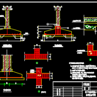 墙下钢筋混凝土条形基础CAD详图