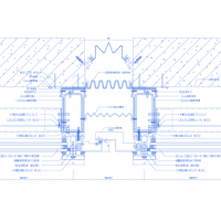 4层游客中心+8层商业综合楼（裙房）幕墙设计图
