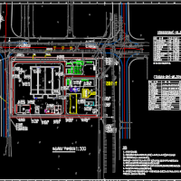6万平污水处理厂给排水及工艺设计图（CASS工艺）