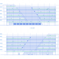 数智应急产业园（科创中心） 1#2#3#楼夜景照明工程设计图