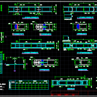 地下连续墙接头大样节点构造CAD详图