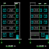 长条型多层住宅户型图