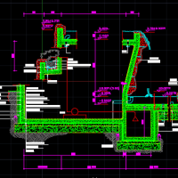 跌水及水景墙景观设计CAD详图（共32个）