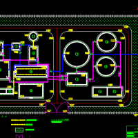 南昌大学UASB+生物接触氧化处理图纸及说明书