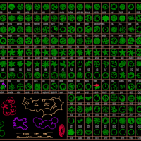 植物图例CAD图块