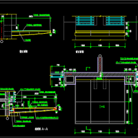 雨棚放大节点CAD详图