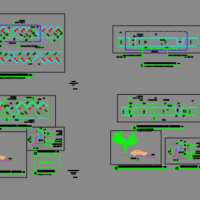 中高端项目小车生态停车场做法CAD详图