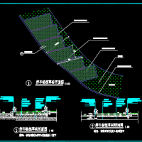 停车场植草砖CAD详图