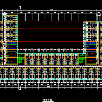 7305平米七层学生公寓楼课设图（进度计划、施组、建筑结构图 施工总平面 ）