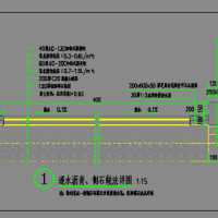 园林绿化路面铺装停车位大样施工图