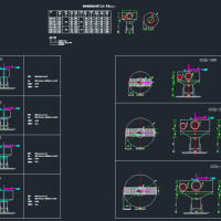 旋流沉砂器系列图-碳钢结构图