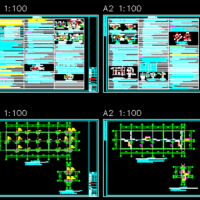 河北某科研楼消防水池建结水电全套图