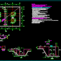 河北某医疗中心消防水池及泵房建结水电暖全套图2022