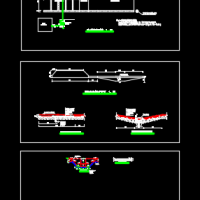 工地自动冲洗洗车槽CAD图纸
